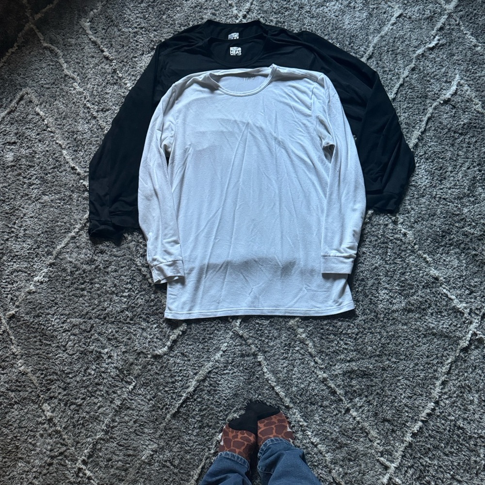 3 pack 32 Degrees Crew Neck Long Sleeve Tee XL